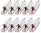 10 Stück Netzwerkstecker werkzeuglos RJ45 CAT6 LAN UTP Kabel Stecker ohne Werkzeug werkzeugfrei CAT5 CAT7 Verlegekabel Patchkabel Netzwerkkabel Toolless Modular Plug Connector Crimpstecker