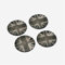 4pcs Felge Radmitte Radkappe Abzeichen Aufkleber für Mini Cooper F54 F55 F56 F57 F60 R55 R56 R57 R58 R59 R60 R61 Hardtop Clubman Hatchback Covertible Roadster Countryman Paceman