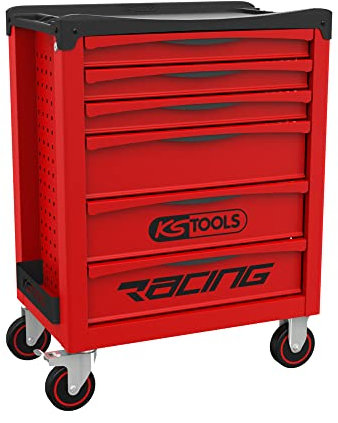 KS TOOLS - 855.0006 - Servante d'atelier Vide Racing 6 tiroirs - Caisse à Outil