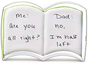 Keksform aus Edelstahl in Buchform, Buchform, aus Edelstahl, Schokoladenform, 1 Stück