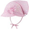 Kopftuch Mädchen Baby Mütze Sommer Schirmmütze Baumwolle, Farbe: Rosa, Größe: S(40/42)