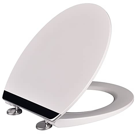 SEPIO Duroplast White Star WC-SITZ, WEISS, verstellbare Scharniere, Schnellverschluss, langsames Absenksystem. HIT!