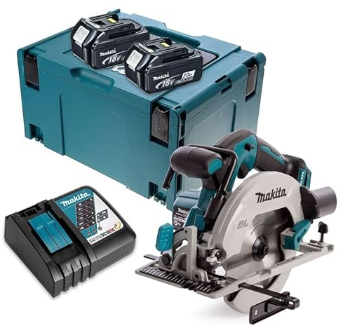 Scie circulaire 18V LXT Ø165 mm (2x3,0 Ah) en MAKPAC - MAKITA DHS680RFJ