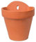 Maceta barro colgar pared 22 cm