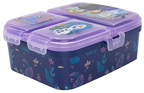 Stor Kinder-Lunchbox XL mit 4 Fächern von Frozen