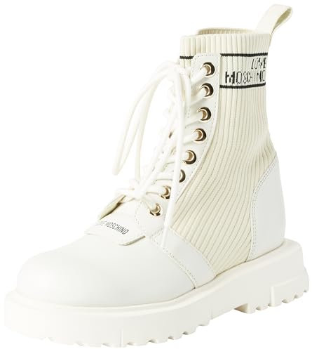 Love Moschino STIVALI Donna, Bianco, 41 EU