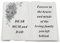 David Fischhoff Grabschmuck Gedenkbuch mit 3D-Silber-Rosen, Mama und Papa, Weiß