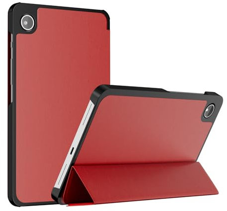 YRH for Samsung A9 Tablet Case 8.7 inch, Slim Light Stand PU Lether Cover for Samsung Galaxy Tab A9 Tablet Case, Red