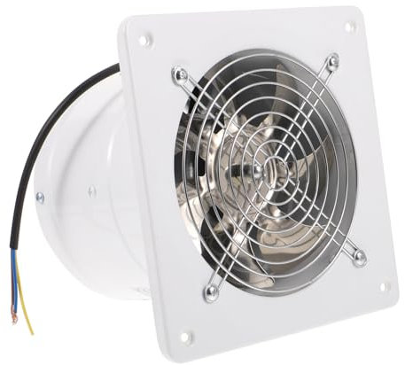 ABOOFAN Efficient Wall-mounted Vent Fan Stainless Steel Kitchen Exhaust Fan for Bathroom Low Noise Garage