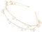 scicent Gold Metal Double Layer Headbands with Pearl Fashion Hair Bands Pearls Hairband for Women Girls 23615