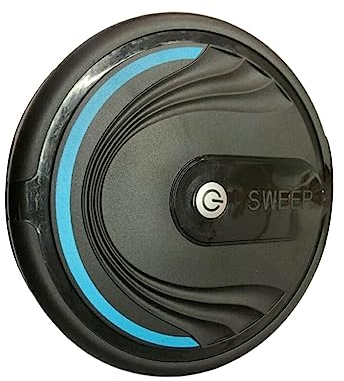 dijiusidy Mini Robot Aspirador de Barrido Robots de Limpieza de Suelo Recargables Ligeros Robot de Barrido de succión anticolisión Inteligente, Negro/Recargable