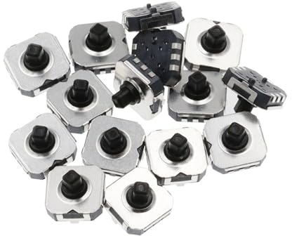 10 Stück 5-Wege-Richtung SMD 7 x 7 Taktschalter Druckknopf-Joystick in Multi 7 x 7 x 5 mm, handliches Telefon, digital (Color : Bulk)