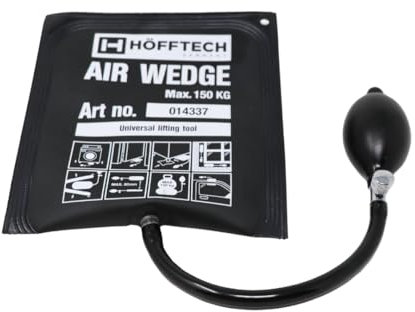 Höfftech Montagekissen Profi – Luftkissen zum Heben & Justieren bis 150 kg | Aufblähbares Tür- & Fenster-Werkzeug für Handwerker, Kfz & Haushalt