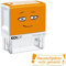 NIO School Motivations-Stempel Hausaufgaben nicht gemacht, Abdruckfarbe shiny orange, 38 x 14mm
