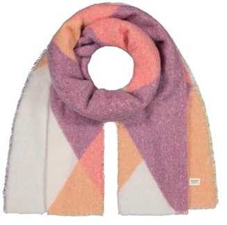 Barts Taats Damen-Schal, weich, warm, Winter, kurze Fransen, beere, One size