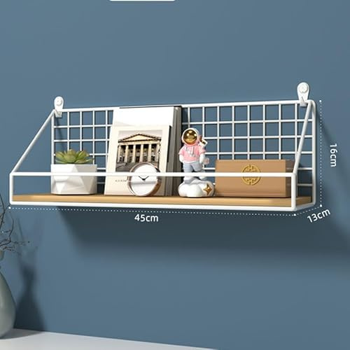 Nvzi -c Nagelbrett-Regal-Set, Metallhalterung, Display-Wand-Organizer, Büro, Garage, Werkbank, Ablageschale (Weiß, Stil 1-A33)