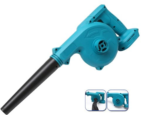 Cordless Leaf Blower for Makita 18v Battery, 2-in-1 Handle Electric Leaf Blower,Helps you clean your garden and home easily/Car Corner Dust Clearing (Body Only)