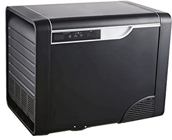 Mini réfrigérateur portable pour voiture, 25 L, 12/24 V CC, compresseur 110/240 V CA, pour l'extérieur (couleur : B, taille : 24 V 110-220 V)