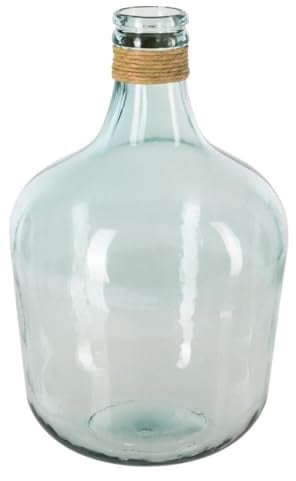 Atmosphera Créateur d'intérieur - Vase en Verre Dame Jeanne 42cm Transparent