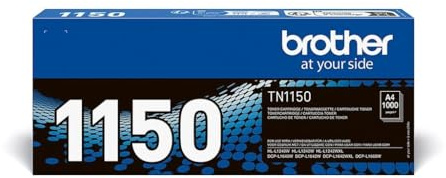 Brother TN-1150 Toner Cartridge, Black, Single Pack, Standard Yield, Includes 1 x Toner Cartridge, Genuine Supplies
