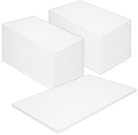 Lastre Polistirolo Espanso 50pz 100x50x1cm Isolanti per Imballaggi e Fai da Te