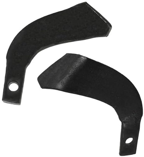 Lame Couteau Zapetta Gauche pour Motoculteur Motoculteur | 148x42 mm | Épaisseur 5,5 mm | Trou de montage Ø10 mm | Pièce de rechange