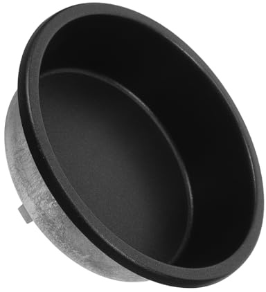 Popcorntopf 8 Oz aus Aluminium, Schwarz, für Popcornmaschine | Antihaft Struktur, Hitzebeständig und Pflegeleicht, Ergonomische Form, Heim und Kinoeinsatz