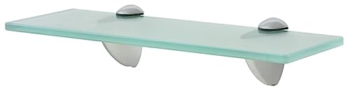 vidaXL Estante Flotante de Cristal Medidas 30x10 cm Grosor del Vidrio 8 mm Claro