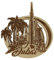 Printtoo Dubai Wood Engraved Wooden Fridge Magnet Souvenir Gift