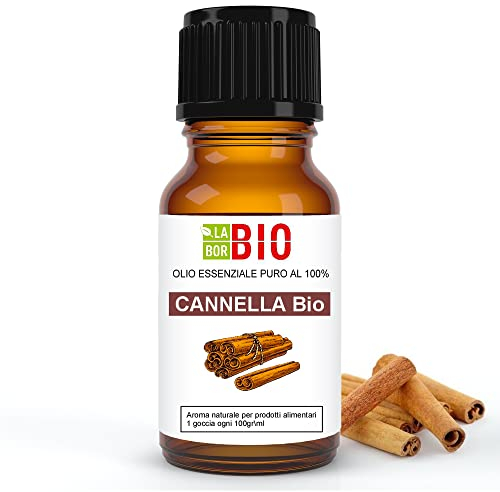 Cannelle feuilles Bio Huile Essentielle 100% Pure 10 ml - Aromatherapie Thérapeutique Alimentaire - Laborbio