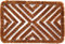 oKu-Tex Fußmatte | Fußabtreter | Türmatte | Drahtgittermatte Brush Design 2 | mit Bürste | Fischgrat | Kokosmatte mit Drahtgitter | für außen | rutschfest | 45x75 cm…