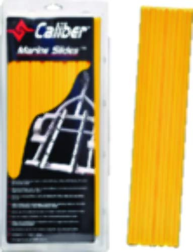 Caliber Marine Trailer Bunk Slides 23033, 1.5 x 15 inch, 10-Pack Yellow