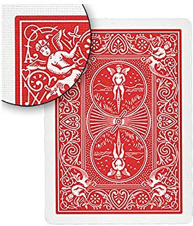 Ultimate Marked Deck (rote Rückseite) Zaubertricks für professionelle Magier, Bühnenillusionen, Requisiten, Mentalismus, magische Spielereien, Zubehör