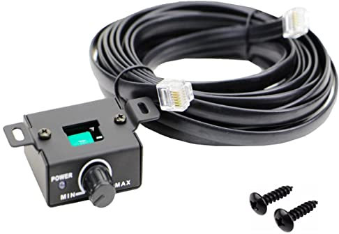 Xtenzi Verstärker Ersatz Bass Knob Control Remote XTBR3AS Kompatibel mit Select Powerbass ASABASS