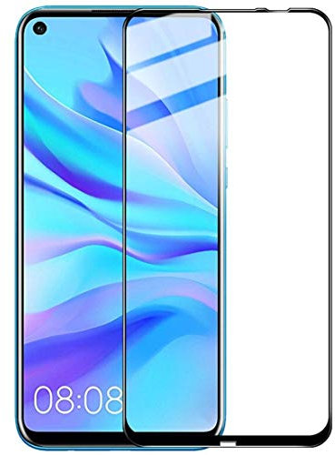 J&H [3 Pack] Huawei P20 Lite (2019) Protector de pantalla de cristal templado – Protector de pantalla de cobertura completa transparente para Huawei P20 Lite (2019) (negro)