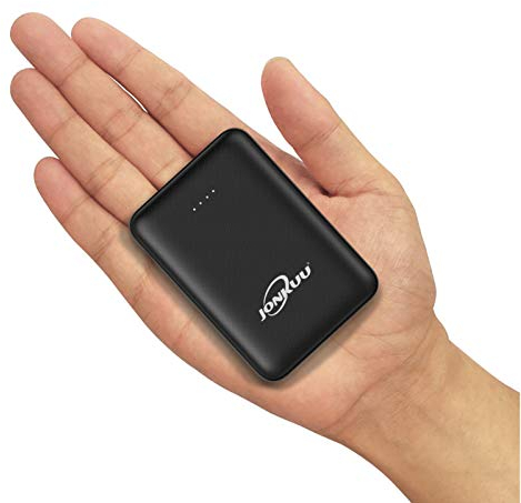 JONKUU Power Bank Small External Battery 10000 mAh Mini Portable Charger Mobile Phone Charger Dual USB 2.4 A Ports Battery Pack for iPhone iPad Pro Huawei Samsung Galaxy MP3 Tablet