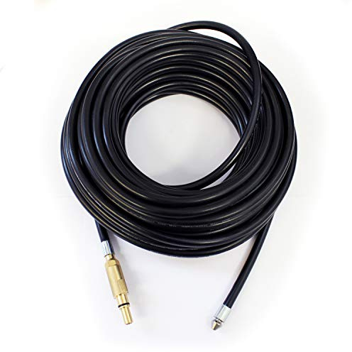 Equip2clean Flexible Drain Unblocker Hose with Retrojet Nozzle | 20 Metres | Compatible for Titan Screwfix Pressure Washers | 2300 PSI / 160 BAR Max Working Pressure | Ideal for Blocked Drains & Pipes