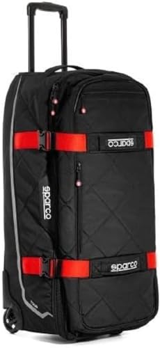SPARCO 016437MRRS Rucksack, Schwarz/Rot