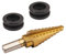 Oklahoma Joe's 4866405R06 Smoker Grommet Kit mit Bohrer, Gold/Schwarz