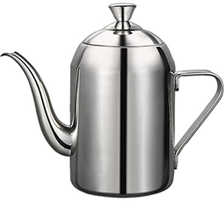 Cabilock 1 Pc Olla De Aceite De Acero Inoxidable Contenedor De Aceite Comestible Botella Dispensadora De Aceite De Oliva Dosificador De Aceite Cocina Anti Colgante Olla De