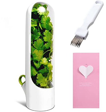 Conserve D'herbes Fraîches,Bouteille de Conservation de Légumes à la Vanille Keep-Fresh,Conserve D'asperges pour Réfrigérateur,Garde les Légumes Verts et Les Légumes Frais 2 Fois Plus Longtemps