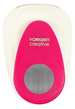 Vaessen Creative Perforatrice a forma di cerchio – Ø 3,2 cm – Fustella per carta fai da te, carta per album o decoupage