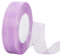 45m Organzaband Violett 25mm Breit Chiffo Geschenkband,Transparentes Organza Bänder Chiffonband Schleifenband Dekoband Geschenkverpackung Deko Band Tüllband für Weihnachten Hochzeit Taufe Geburtstag