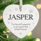 Personalised Dog Memory Christmas Bauble, Pet Puppy Memorial Xmas Decoration Gift, In Memory Of Cat Dog Pet Animal Ornament, With Gift Box