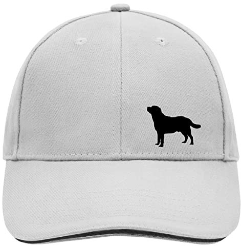 Huuraa Baseball Cap Labrador Retriever Silhouette Geschenk Dark Grey/White Labrador Retriever Geschenkidee