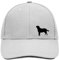 Huuraa Baseball Cap Labrador Retriever Silhouette Geschenk Dark Grey/White Labrador Retriever Geschenkidee