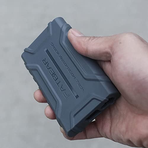 FATBEAR Rugged Shockproof Armor Protective Shell Skin Case Cover for Sony Walkman NW-A300 Series NW-A306 NW-A307 (Gray)