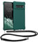 kwmobile Necklace Case kompatibel mit Google Pixel 6 Pro Hülle - Cover mit Kordel zum Umhängen - Silikon Schutzhülle Petrol