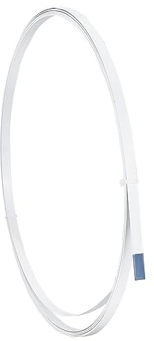 PH PandaHall 5m Festes Stäbchen Zum Nähen 8x1 mm Weißes PVC Beschichtetes Stahl Stäbchen Korsett Stäbchen Metallstreben Stäbchen Zum Nähen von Korsett Bastelarbeiten Hochzeitskleid Stillkappen