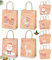 UNIDEAL 16 StückPapiertüten Weihnachtstüten Weihnachts Kraft Geschenktaschen Papiertüten mit Henkel Geschenktüten für Weihnachten Geschenke Geschenkverpackung Mitgebsel Süßigkeiten,4 Muster.